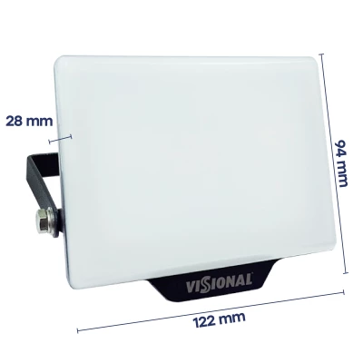 LED Moisture-resistant outdoor floodlight with motion sensor 20W, 2200Lm, 4000K, IP65